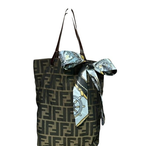 ‼️SOLD ‼️FENDI Zucca FF Top Handle Bag Vintage - PRE OWNED‼️SOLD‼️ - Picture 3 of 8